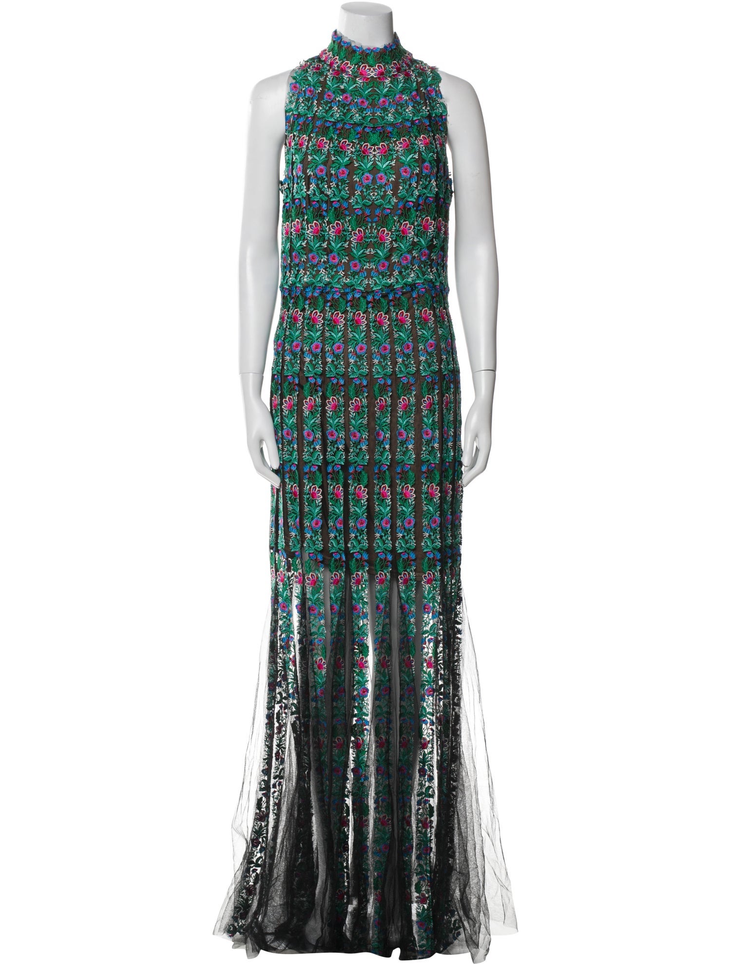 Tadashi Shoji Printed Long Dress