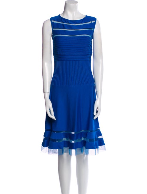 Tadashi Shoji Bateau Neckline Knee-Length Dress