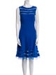 Tadashi Shoji Bateau Neckline Knee-Length Dress