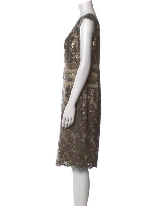 Tadashi Shoji Patterned Knee-Length Dress