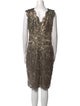 Tadashi Shoji Patterned Knee-Length Dress