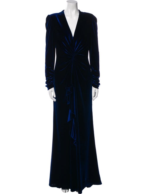 Tadashi Shoji V-Neck Midi Length Dress