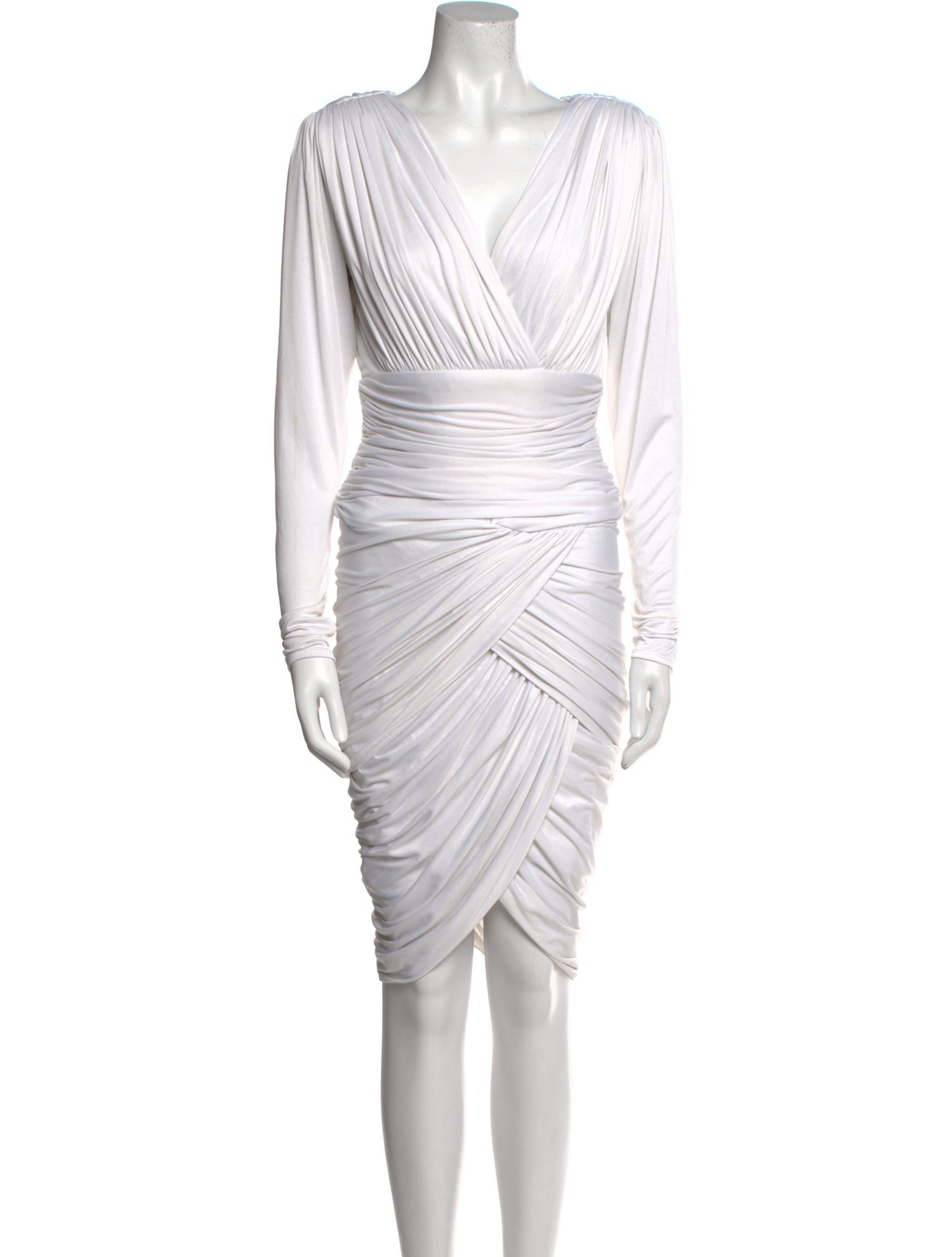 Tadashi Shoji V-Neck Midi Length Dress