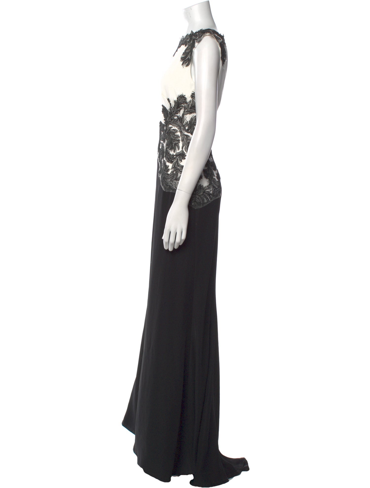 Tadashi Shoji Lace Pattern Long Dress w/ Tags