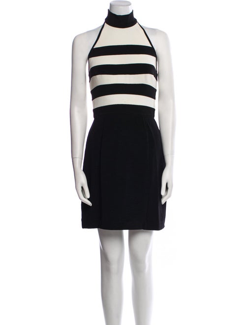 Tadashi Shoji Mock Neck Mini Dress