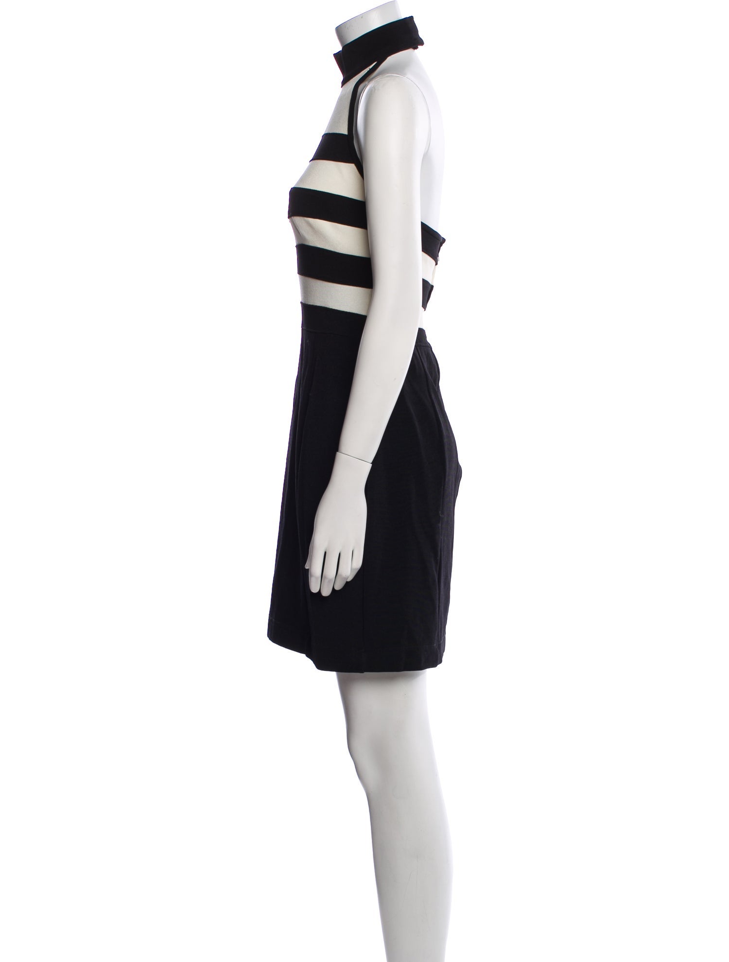 Tadashi Shoji Mock Neck Mini Dress