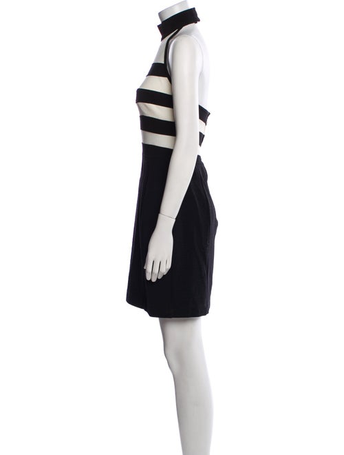 Tadashi Shoji Mock Neck Mini Dress