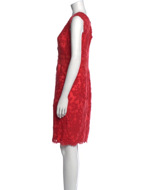 Tadashi Shoji Lace Pattern Mini Dress