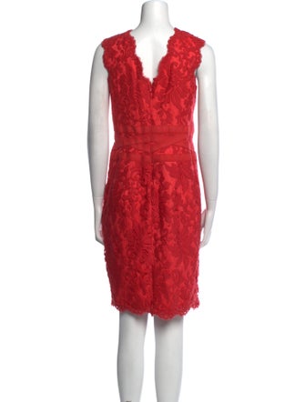 Tadashi Shoji Lace Pattern Mini Dress