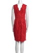 Tadashi Shoji Lace Pattern Mini Dress