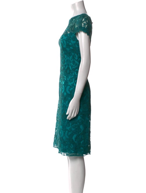 Tadashi Shoji Lace Pattern Knee-Length Dress