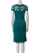 Tadashi Shoji Lace Pattern Knee-Length Dress