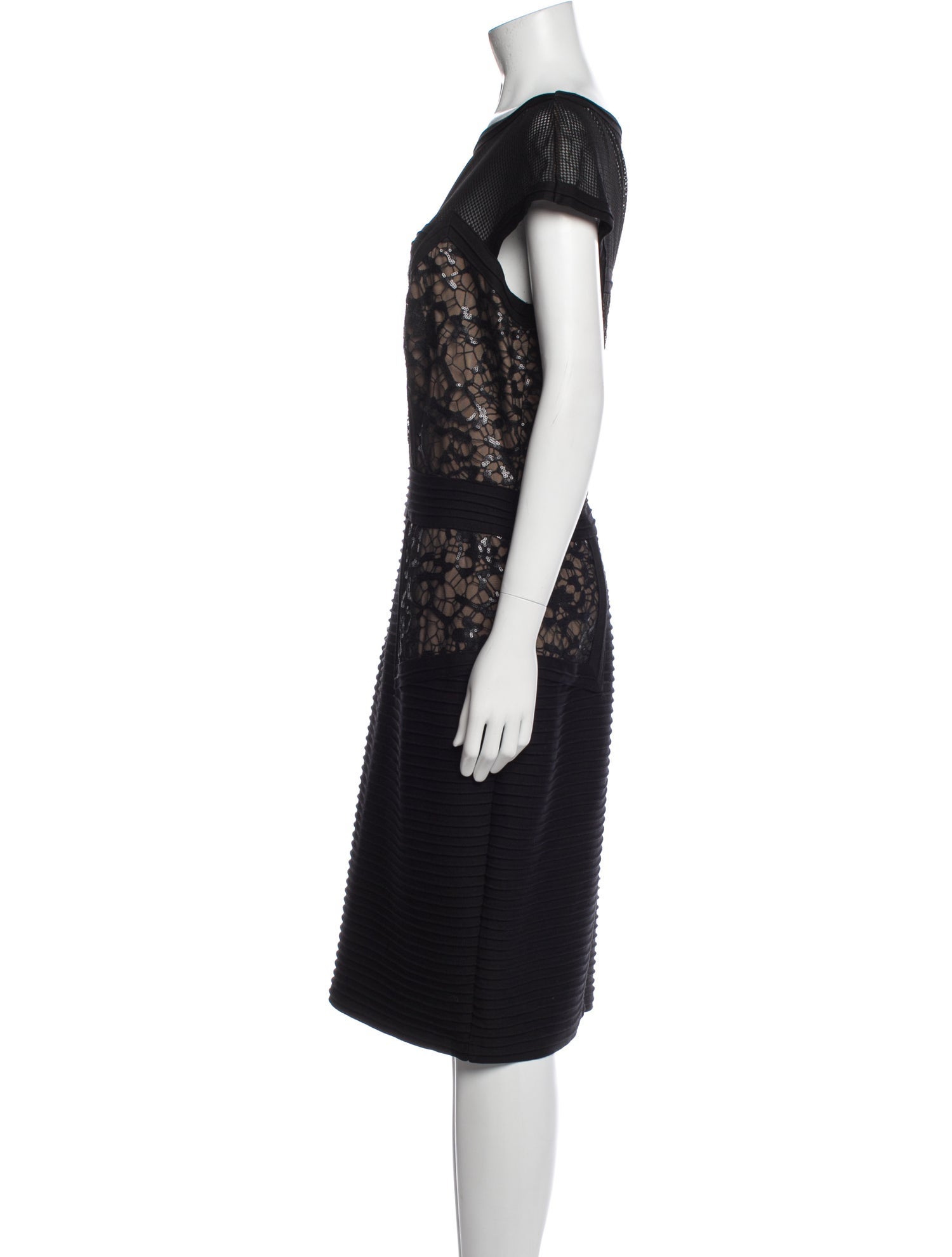 Tadashi Shoji Lace Pattern Knee-Length Dress
