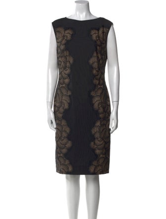 Tadashi Shoji Printed Knee-Length Dress