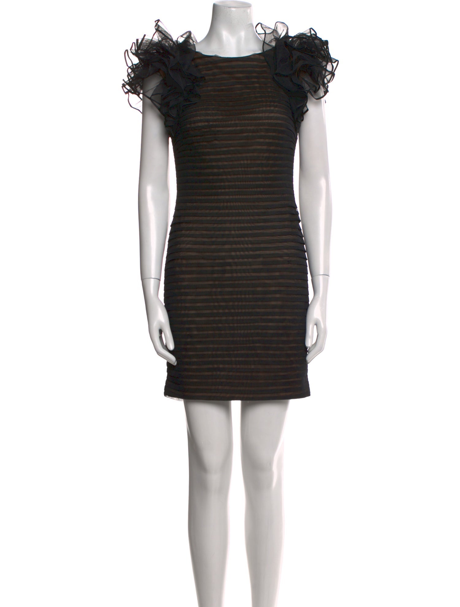 Tadashi Shoji Striped Mini Dress