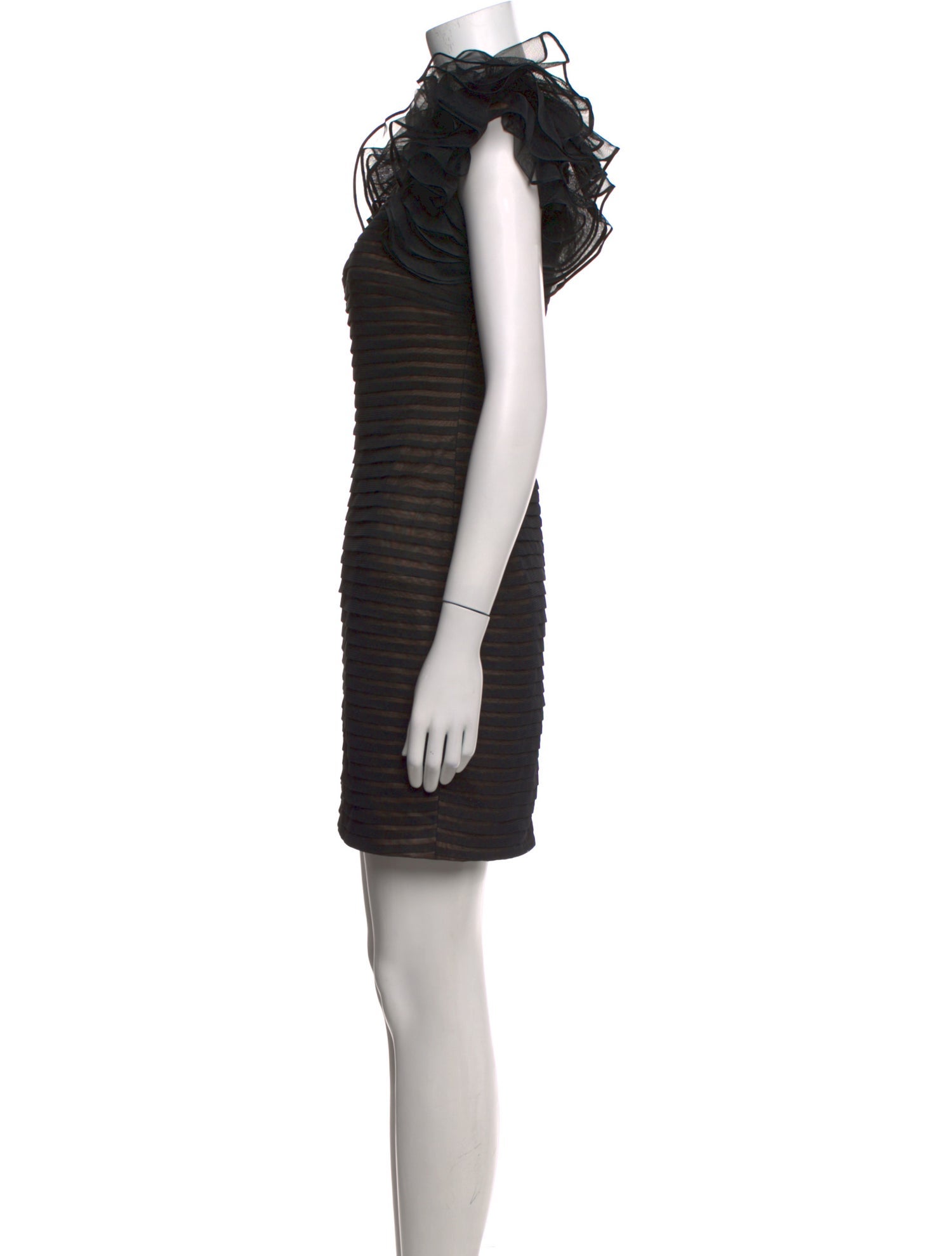 Tadashi Shoji Striped Mini Dress