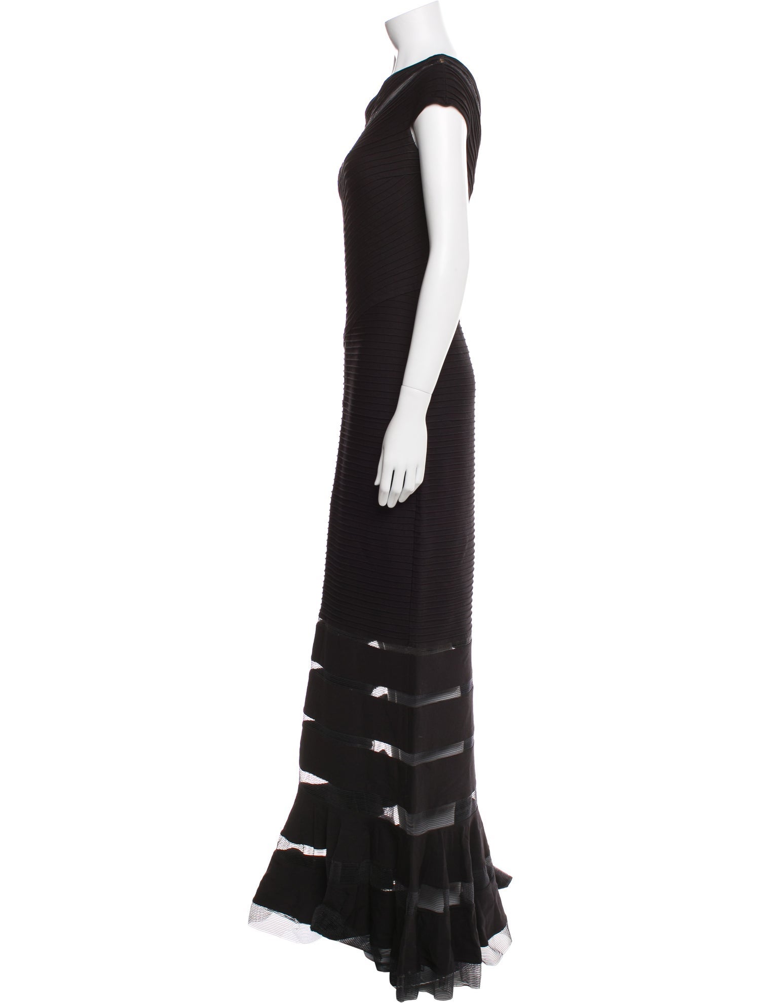 Tadashi Shoji One-Shoulder Long Dress