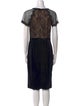 Tadashi Shoji Lace Pattern Knee-Length Dress
