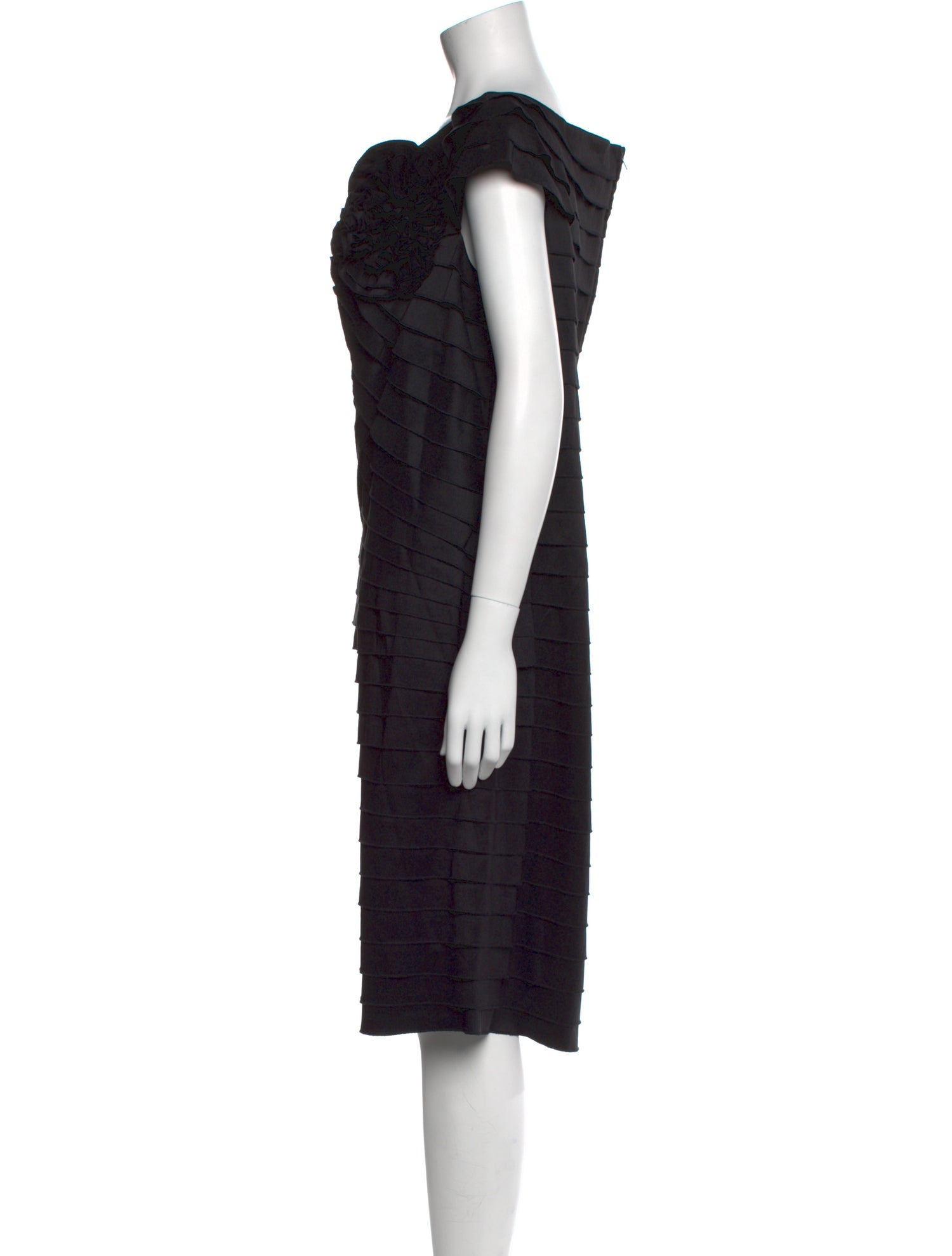Tadashi Shoji Cowl Neck Knee-Length Dress