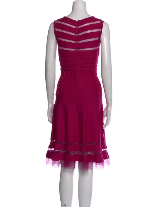 Tadashi Shoji Scoop Neck Knee-Length Dress