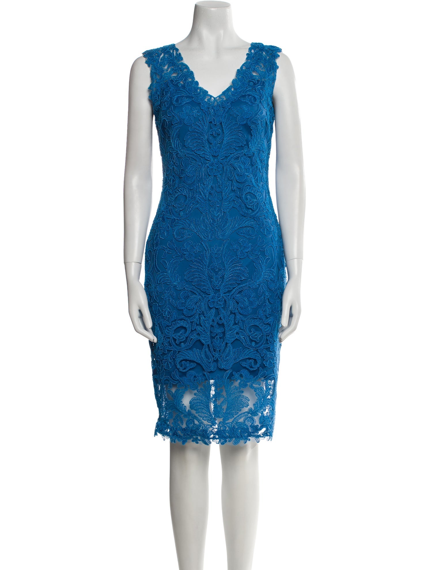 Tadashi Shoji Lace Pattern Mini Dress