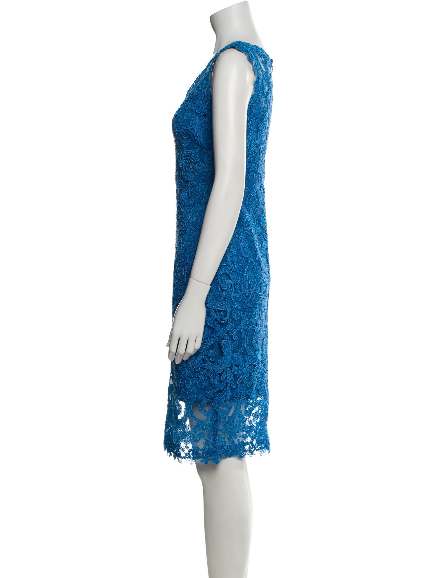 Tadashi Shoji Lace Pattern Mini Dress