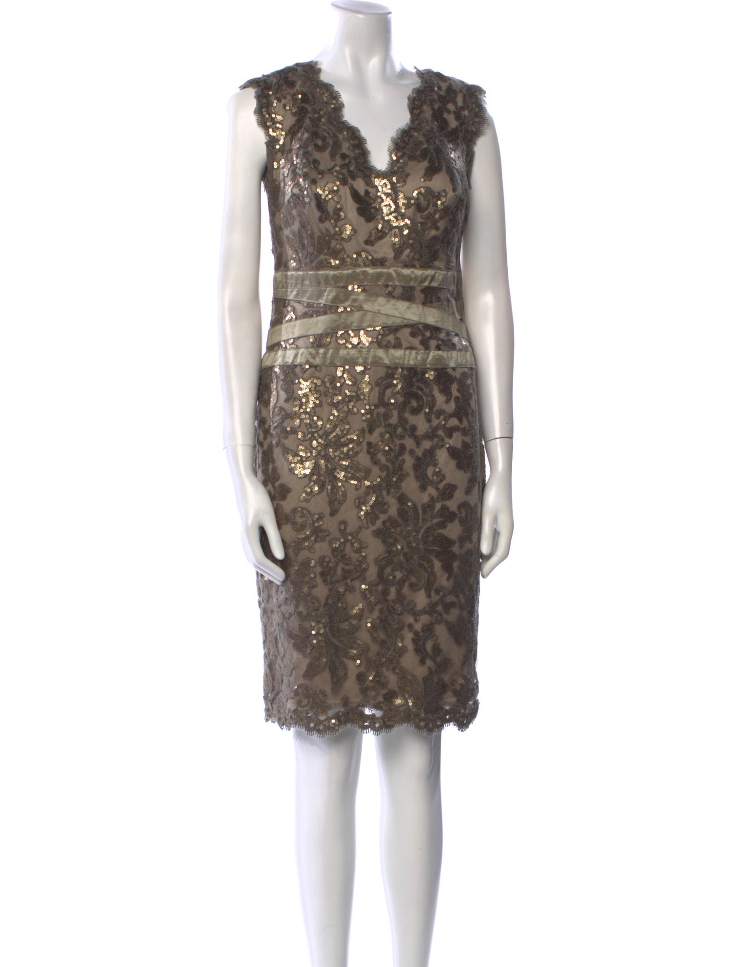 Tadashi Shoji Printed Knee-Length Dress