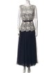 Tadashi Shoji Printed Long Dress