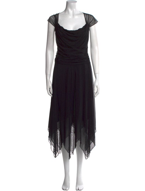 Tadashi Shoji Cowl Neck Long Dress