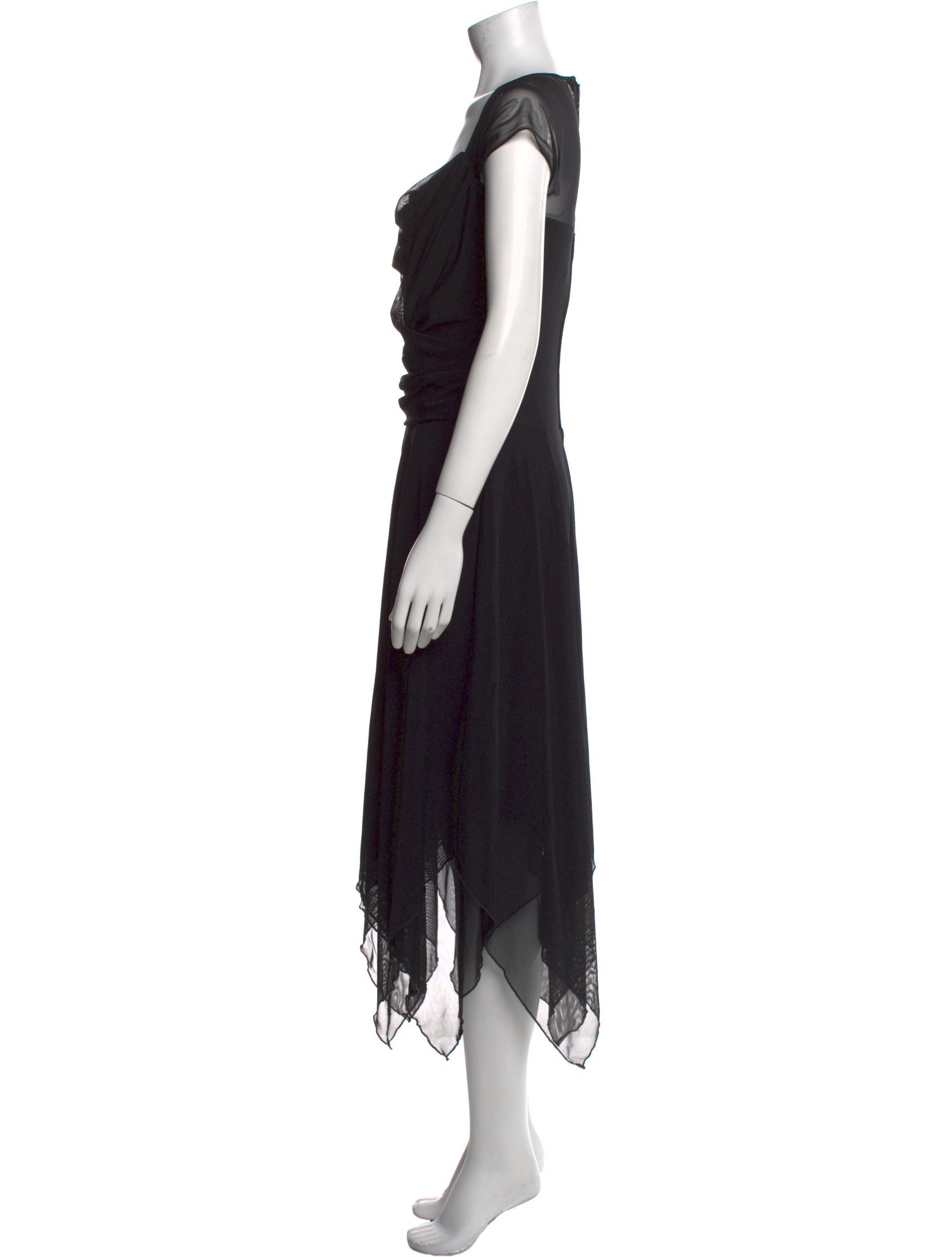 Tadashi Shoji Cowl Neck Long Dress