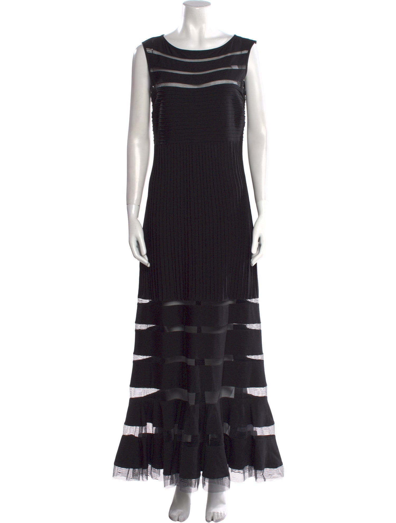 Tadashi Shoji Striped Long Dress