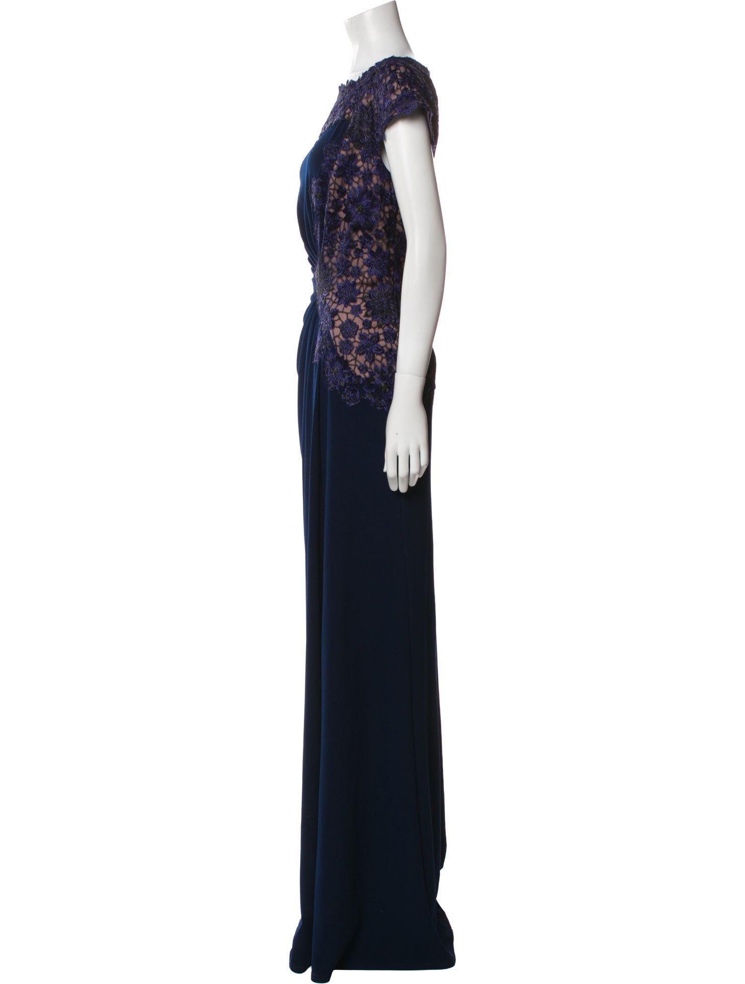 Tadashi Shoji Bateau Neckline Long Dress w/ Tags