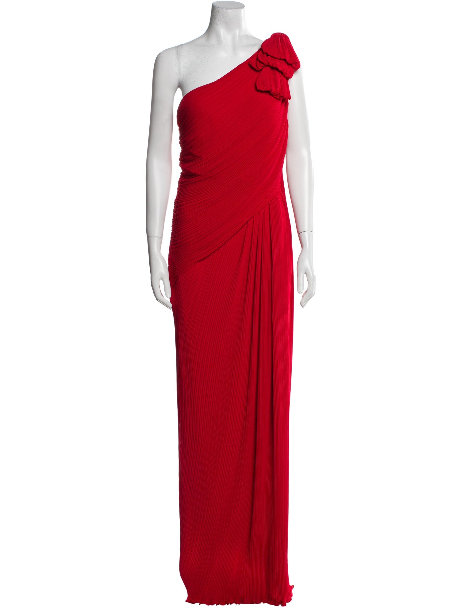 Tadashi Shoji One-Shoulder Long Dress