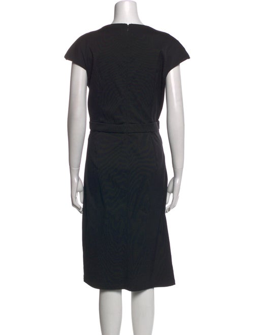 Tadashi Shoji V-Neck Midi Length Dress