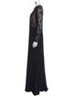 Tadashi Shoji Scoop Neck Long Dress