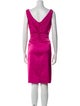 Tadashi Shoji V-Neck Knee-Length Dress