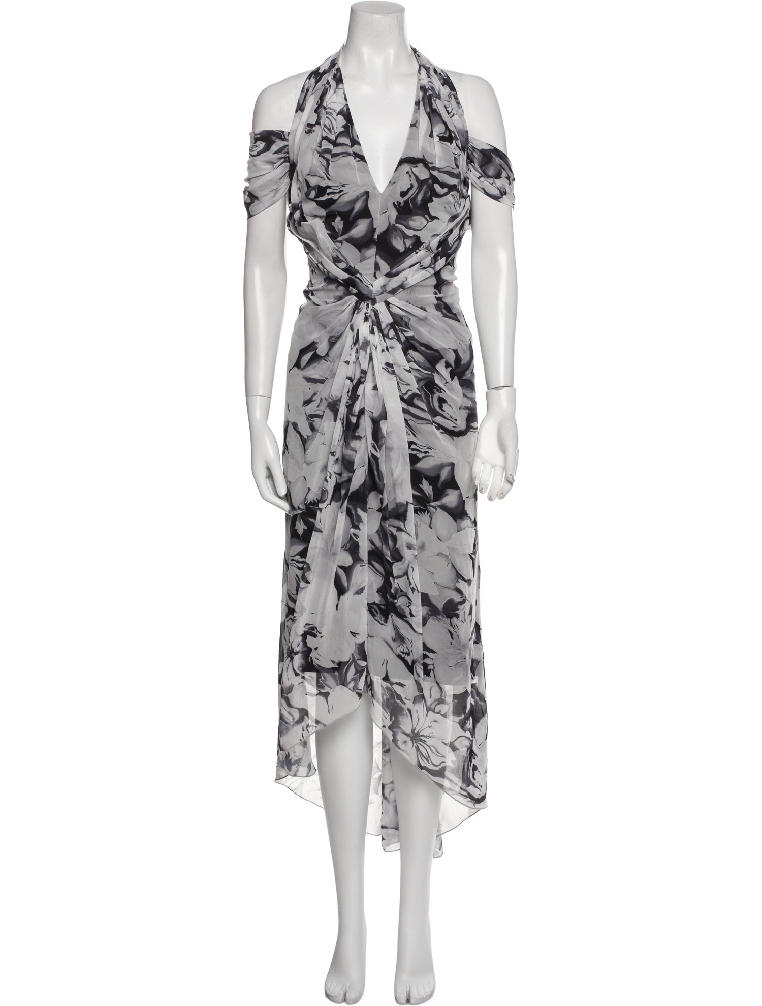 Tadashi Shoji Floral Print Long Dress
