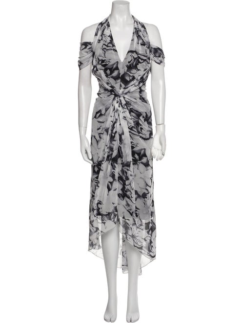 Tadashi Shoji Floral Print Long Dress