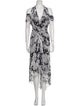 Tadashi Shoji Floral Print Long Dress