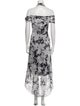 Tadashi Shoji Floral Print Long Dress