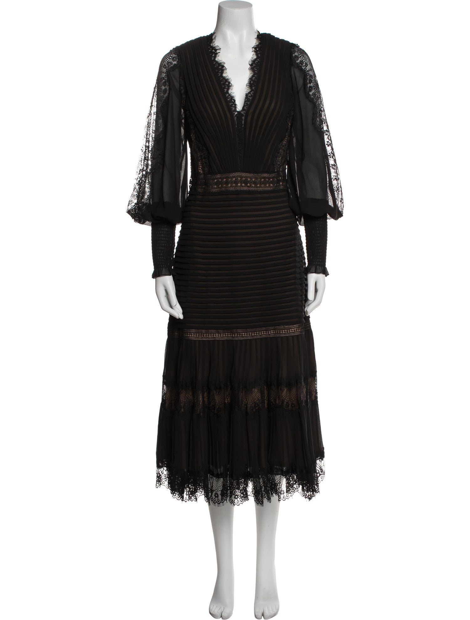 Tadashi Shoji V-Neck Long Dress w/ Tags