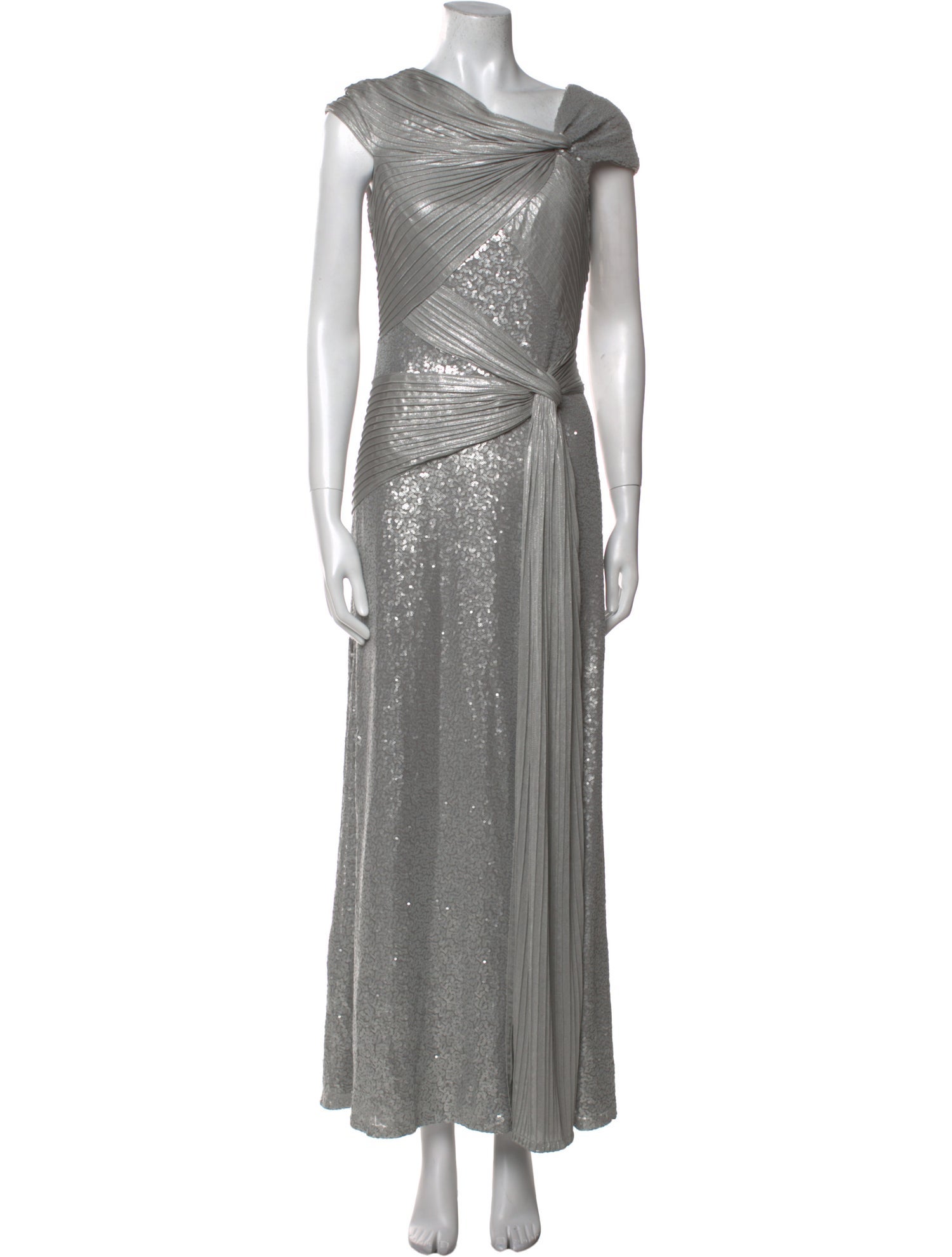 Tadashi Shoji One-Shoulder Long Dress