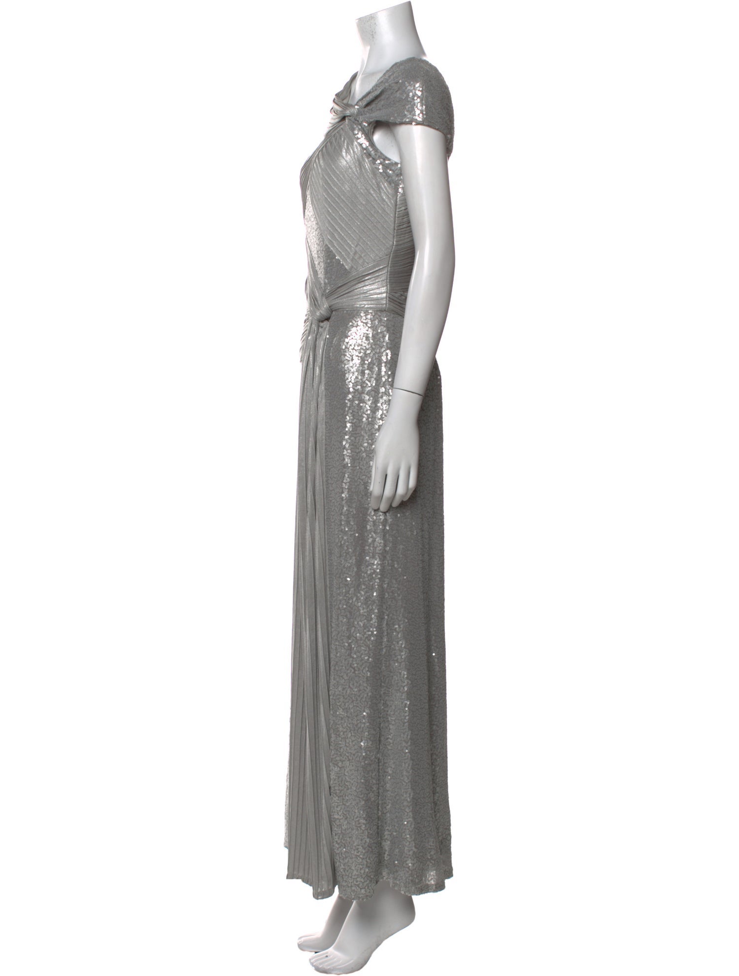 Tadashi Shoji One-Shoulder Long Dress