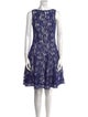 Tadashi Shoji Lace Pattern Mini Dress