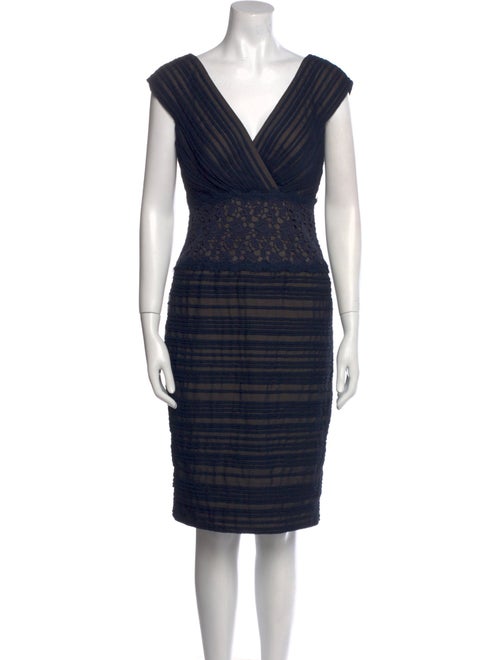 Tadashi Shoji Striped Knee-Length Dress