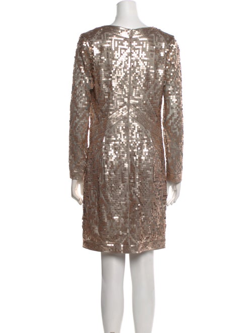 Tadashi Shoji V-Neck Mini Dress