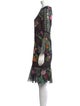 Tadashi Shoji Floral Print Knee-Length Dress