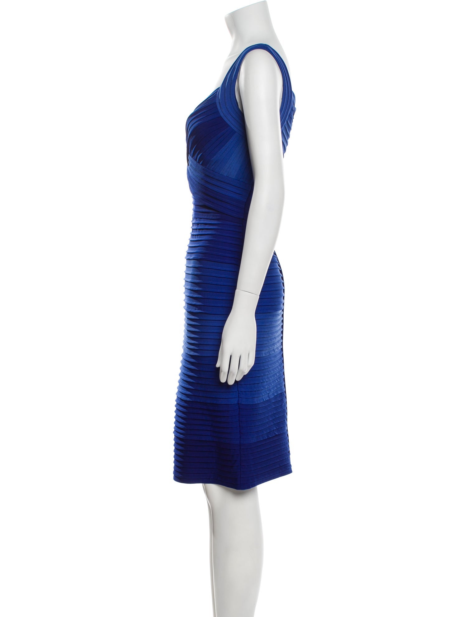 Tadashi Shoji V-Neck Knee-Length Dress