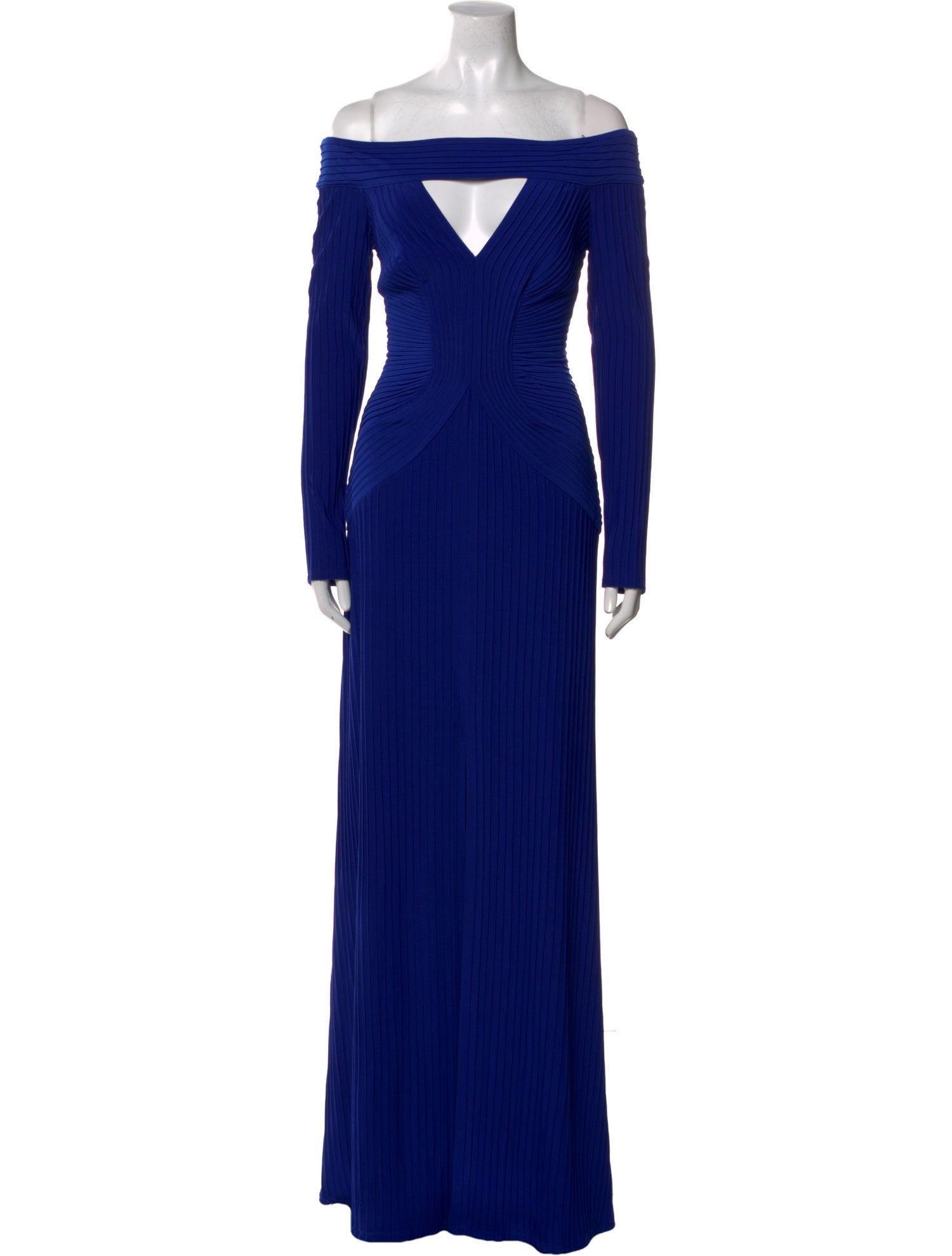 Tadashi Shoji Off-The-Shoulder Long Dress