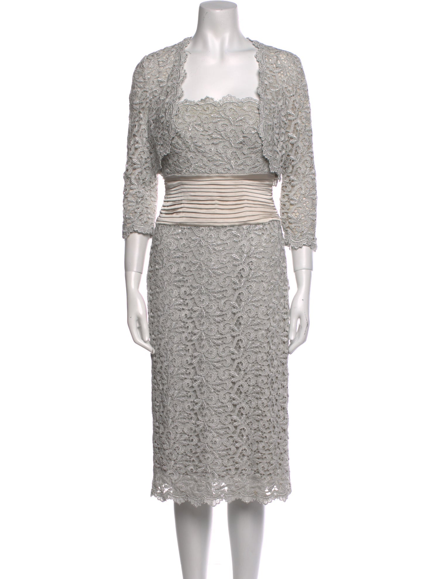 Tadashi Collection Square Neckline Mini Dress